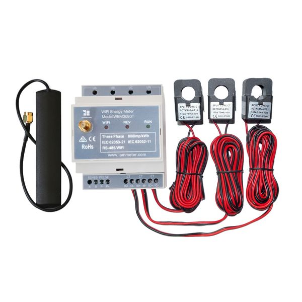 IAMMETER Three Phase WiFi Cloud Based Energy Monitoring (no RS485)
