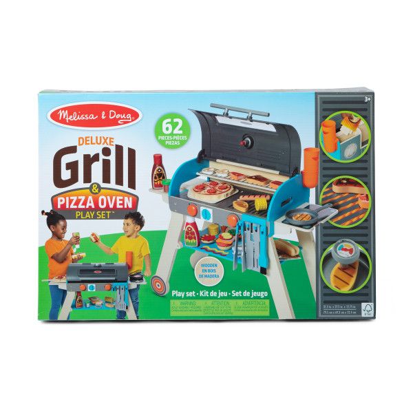 Melissa &amp; Doug Deluxe Grill &amp; Pizza Oven Play Set