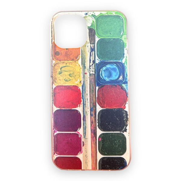AMA Silicone Protective Case Paint Palette Print For Samsung A50/A30/A50s