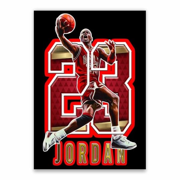 23 Jordan Basketball Poster - A1
