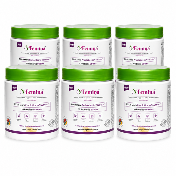 Femina Probiotics Meal Vanilla-Fudge (400g x 6)