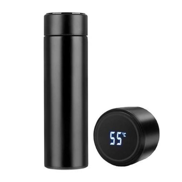 Stainless Steel Smart Vacuum Flask With LED Temperature Display