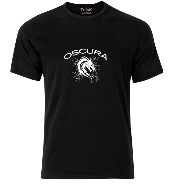 Think Out Loud Mens "Oscura" Short Sleeve Tshirt Black