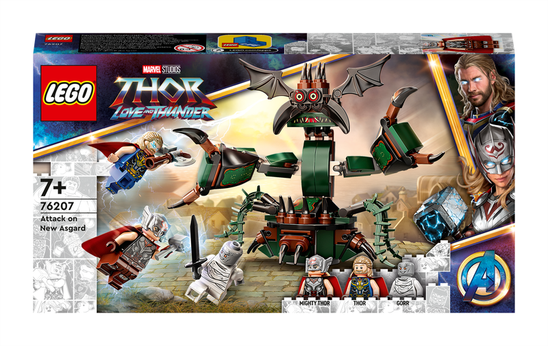 LEGO® Marvel Attack on New Asgard 76207 Building Toy Set (159 Pieces)
