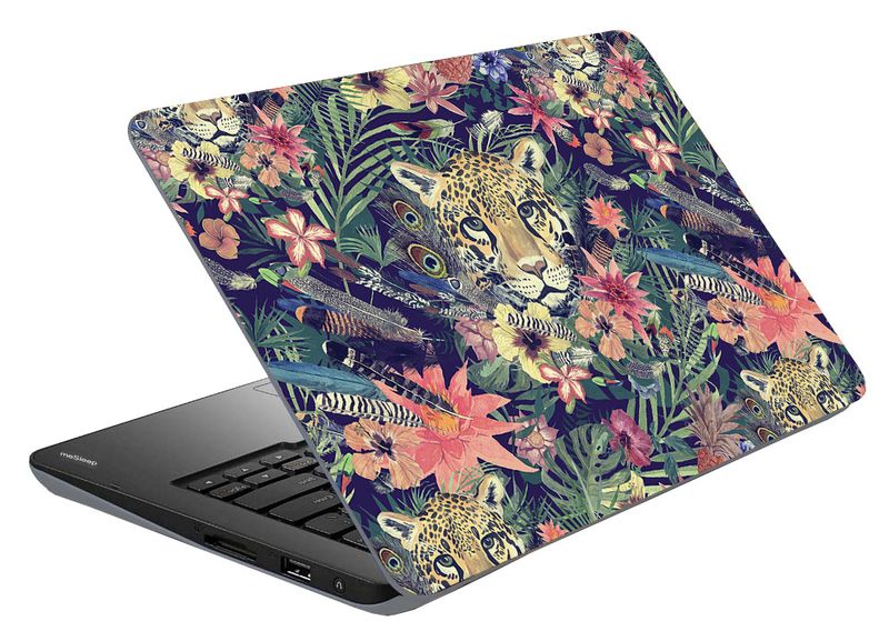 Hey Casey! Jungle Leopard Laptop Sticker - 40 x 27.5cm