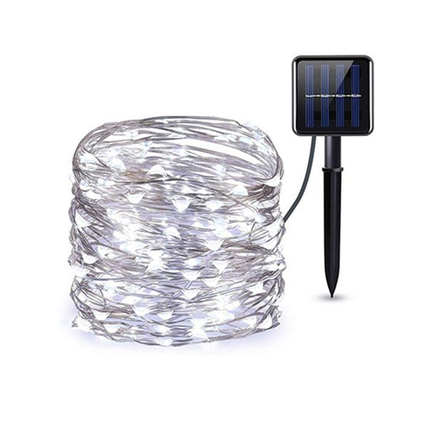 Outdoor String Lights, 30M, 300 Warm White LED Lights, Christmas Tree
