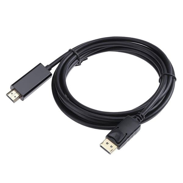 Display Port Male to HDMI Male 1080P Gold Plated Cable