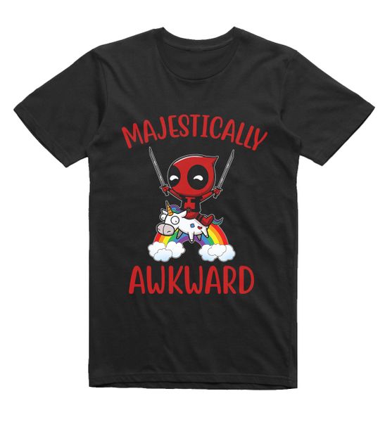 Majestically Awkward Funny Deadpool T-Shirt