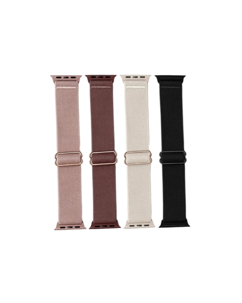 4 Piece Stretchy Nylon Watch Bands(38mm/ 40mm /41mm)