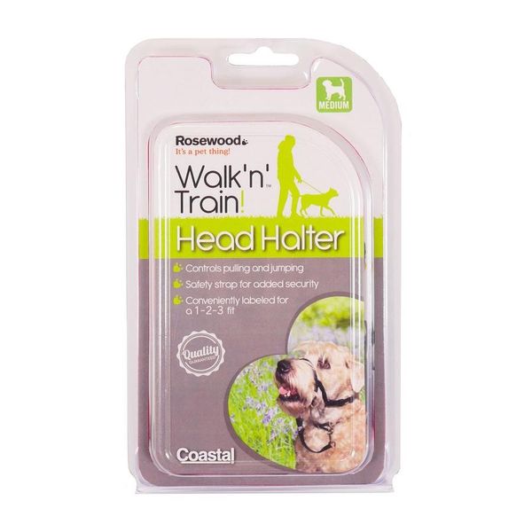 Rosewood Walk 'n Train Dog Head Halter Medium