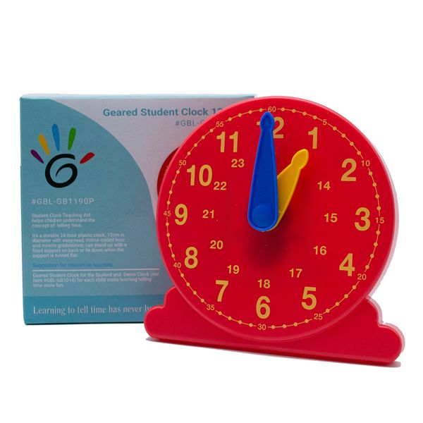 Greenbean 24-Hour Geared Student Clock