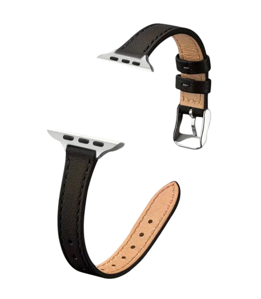 Thin Leather Straps Compatible with Apple Watch Series - 42/44/45mm/S10 46mm