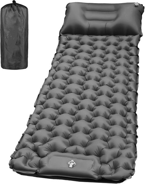 Camping Sleeping Mat Pad with Pillow Inflatable Sleeping Mattress