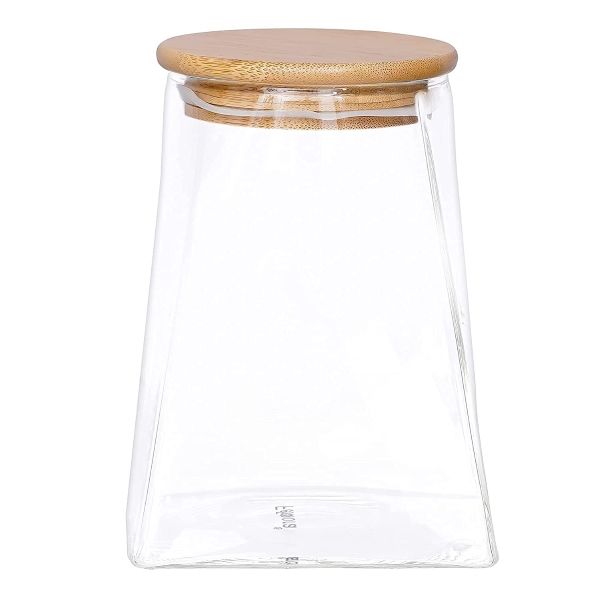 Prism Food Storage Container with Bamboo Lid - 950ml