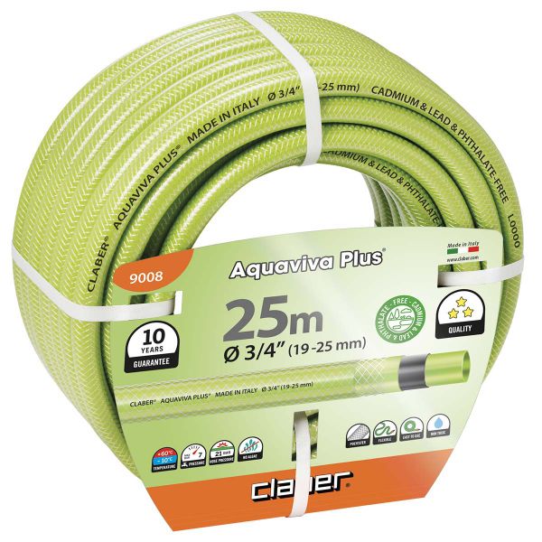 Claber 3/4" Aquaviva Plus Hose 25m