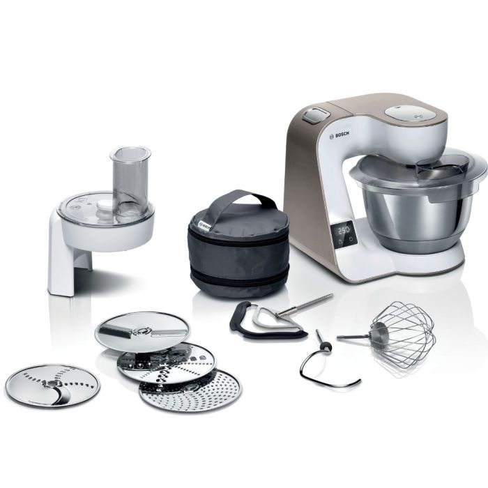 Bosch Kitchen Machine MUM5XW10 1000 W - White, Champagne