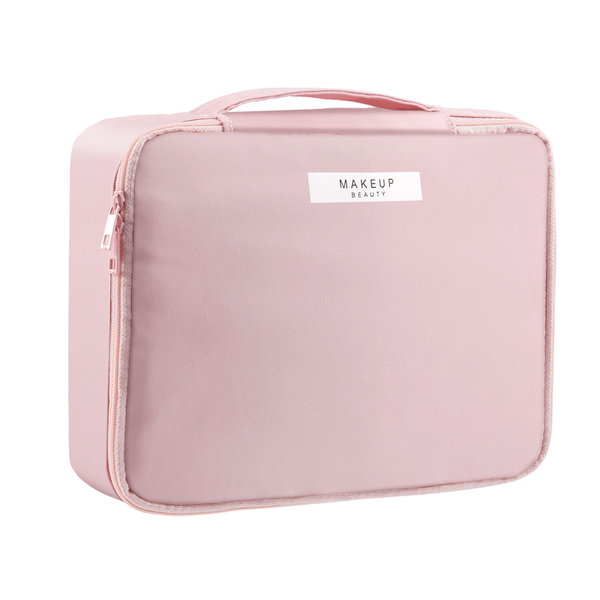 for Girls Make Up Bag Brush Bags Reusable Toiletry Bag- Pink