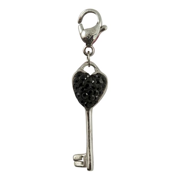 Bad Girl Key Charm - Black