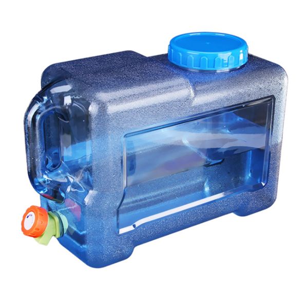 Camping Water Container with Faucet - Blue