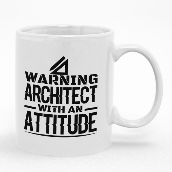 Funny Architect Coffee Mug Cup - Warning - Gift Idea for Christmas Birthday