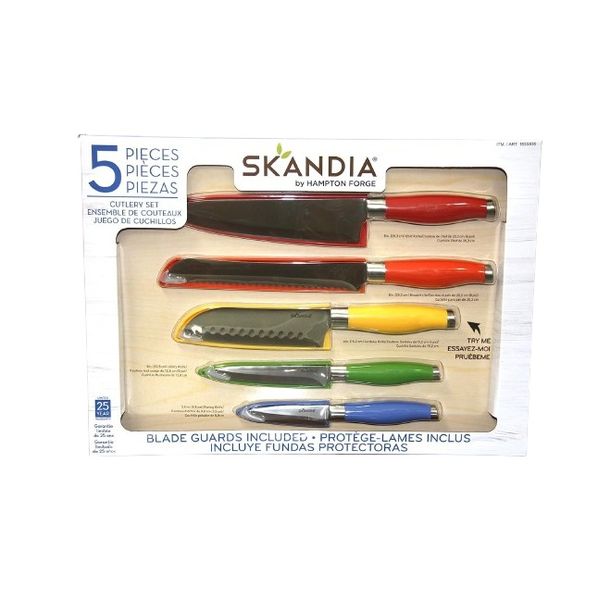 Skandia Sekai Knife Set with Blade Guards - 5-piece