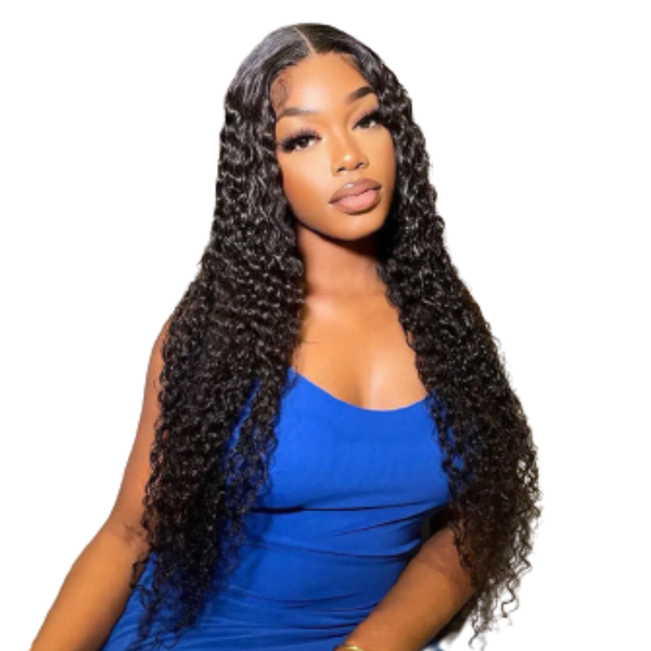 Brazilian Curly Hair Wig With 4x4 Closure "28".