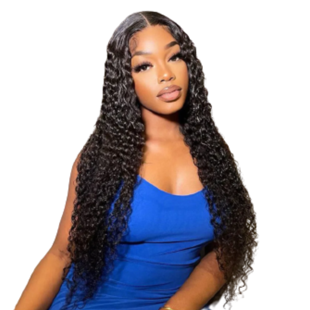 Brazilian Curly Hair Wig With 4x4 Closure 