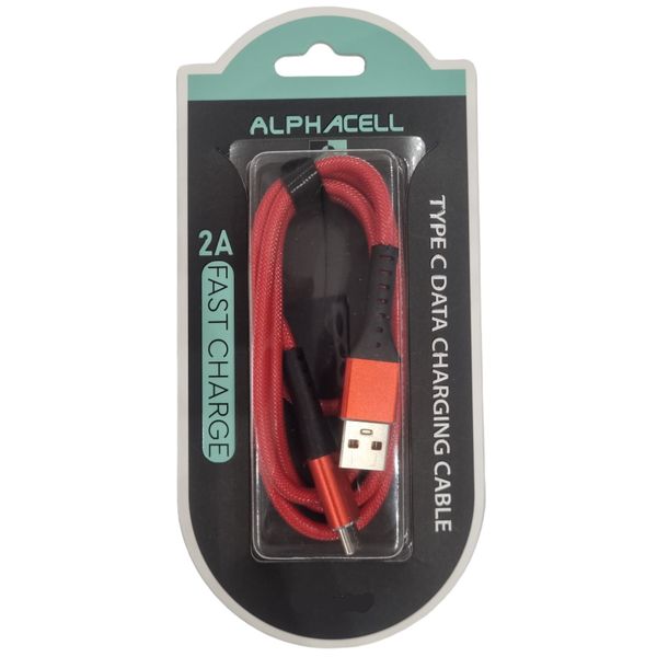 Alphacell Type-C Cable - Charging + Data 2A