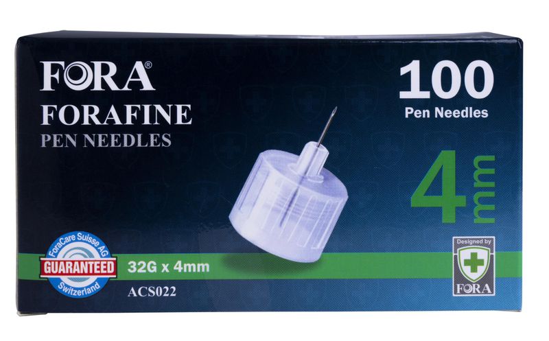 Forafine Pen Needles 32Gx4mm 100pcs