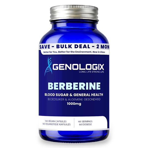 Genologix - Berberine 1000mg (BULK 60 Days Supply)