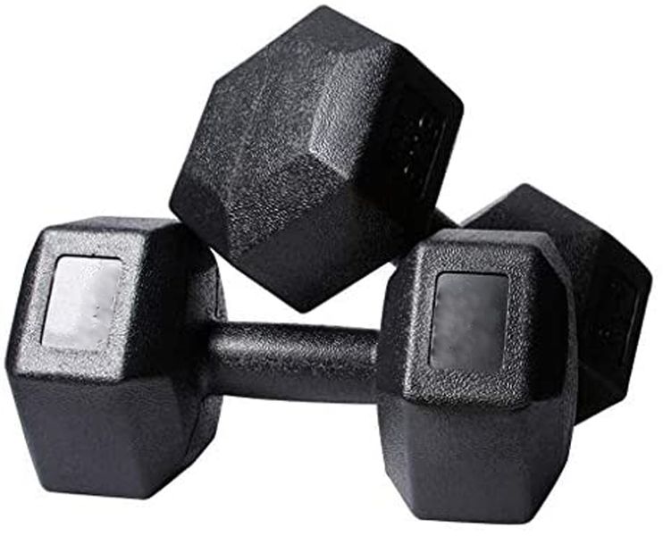 Hex PVC Dumbbell Set 10KG ( 2 x 5KG )