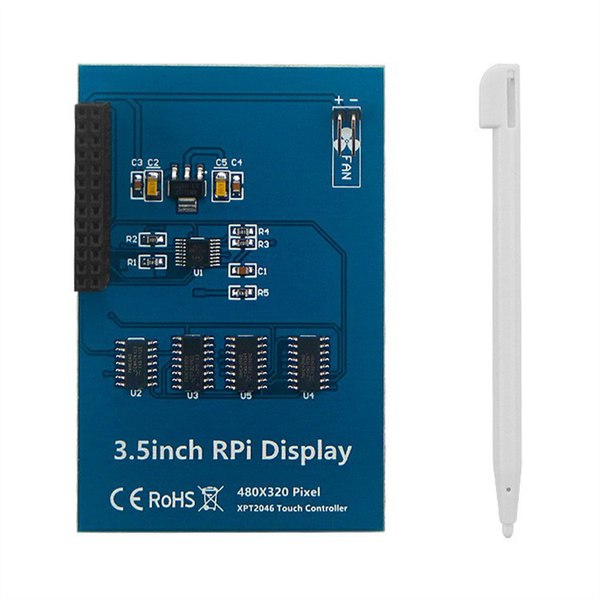 3 5 Inch Rpi Display Touchscreen 480X320 For Raspberry Pi 5