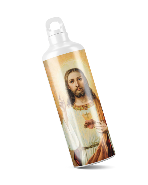 Katz Designs - Metal Water Bottle - Jesus Heart of Thornes