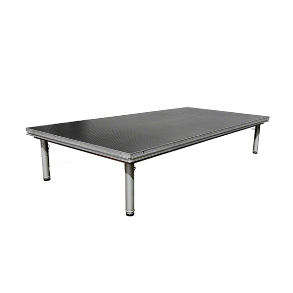 MS-100-200-100 Aluminum Stage with Adjustable Leg 1m x 2m x 1m Height