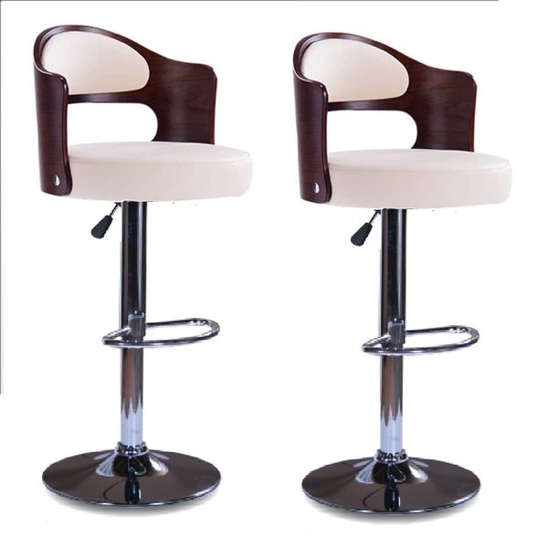 Set Of 2 - Cream / Brown Colours image