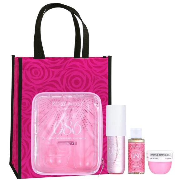 Kosy Mosy - 086 Floral Travel Body Fragrance Set for Women &amp; Gift Bag COMBO