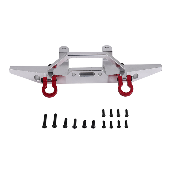 Metal Front Bumper for MN D90 D91 D96 MN90 MN99S 1/12 RC Car,Silver