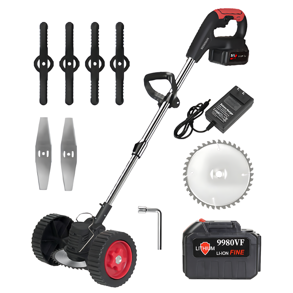 Redisson Super Long Battery Life Lawn Mower/Lithium Ion Lawn Mower /Wheels