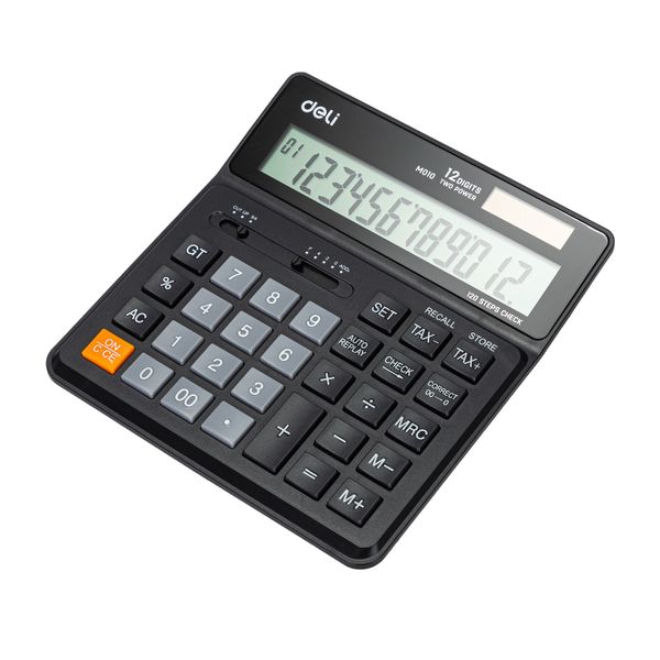 Deli Calculator 12 Digits Dual Power