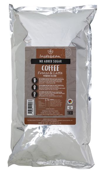 Instabean No-Added Sugar Coffee Freezo 1kg Refill pouch
