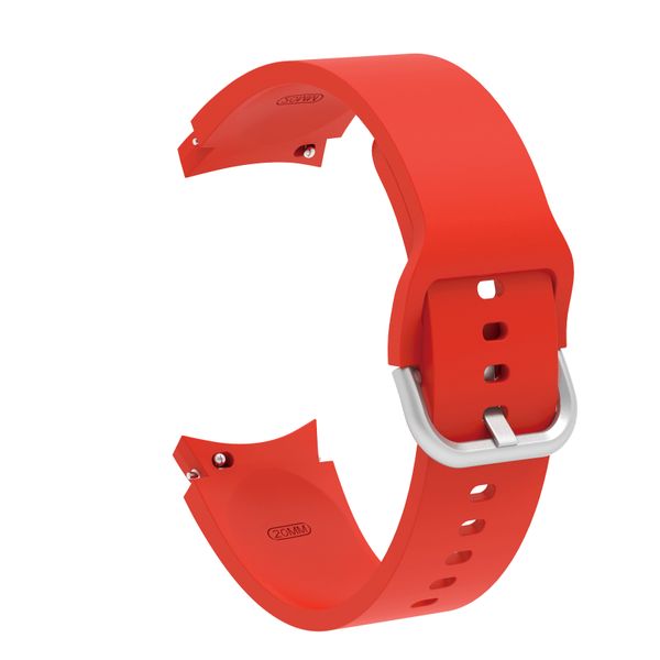 Silicone Watch Strap Compatible With Samsung Galaxy Watch 4/5/6/7/7FE - Red