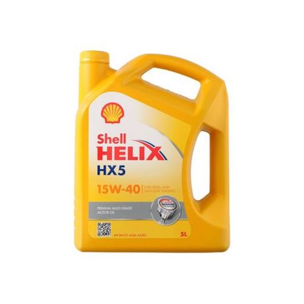 Shell Helix HX5 15W-40 - Premium Motor Oil - 5Litre