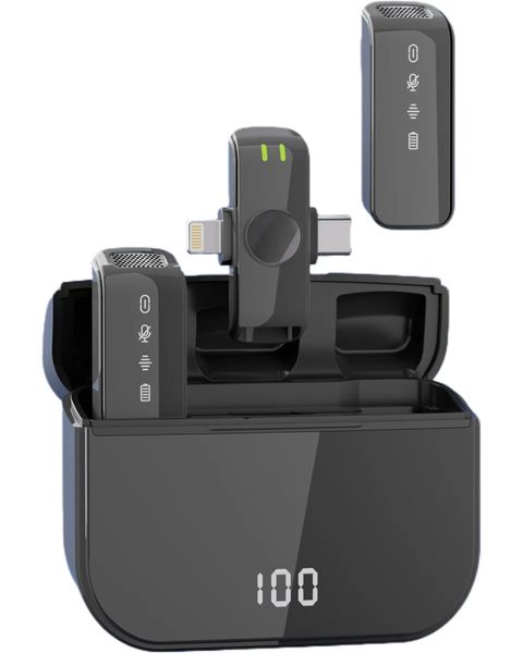 H65 Noise-Reducing 3-in-1 Wireless Lavalier Microphone