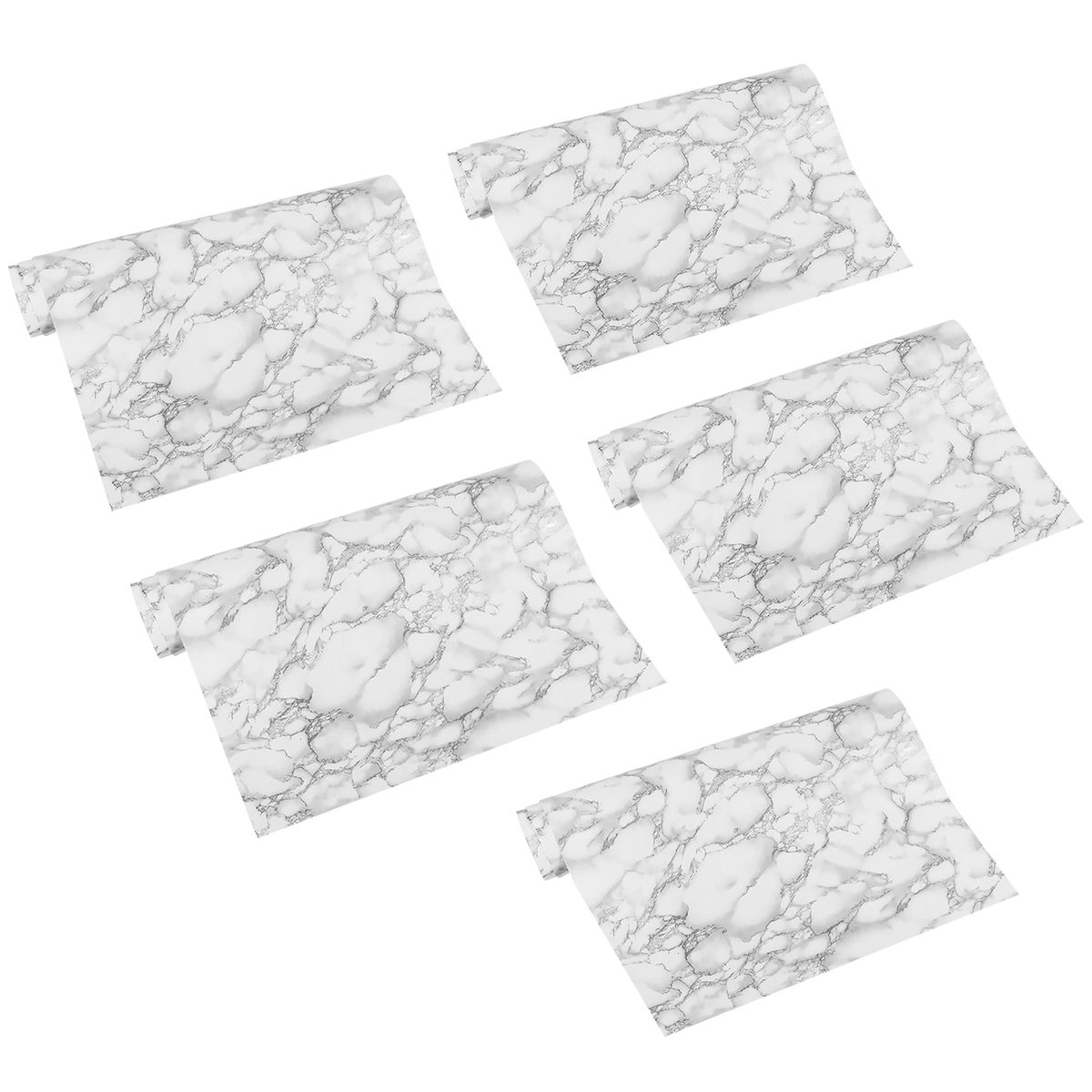 Kitchen Backsplash Self Adhesive Wallpaper – Marble – 5 Pack