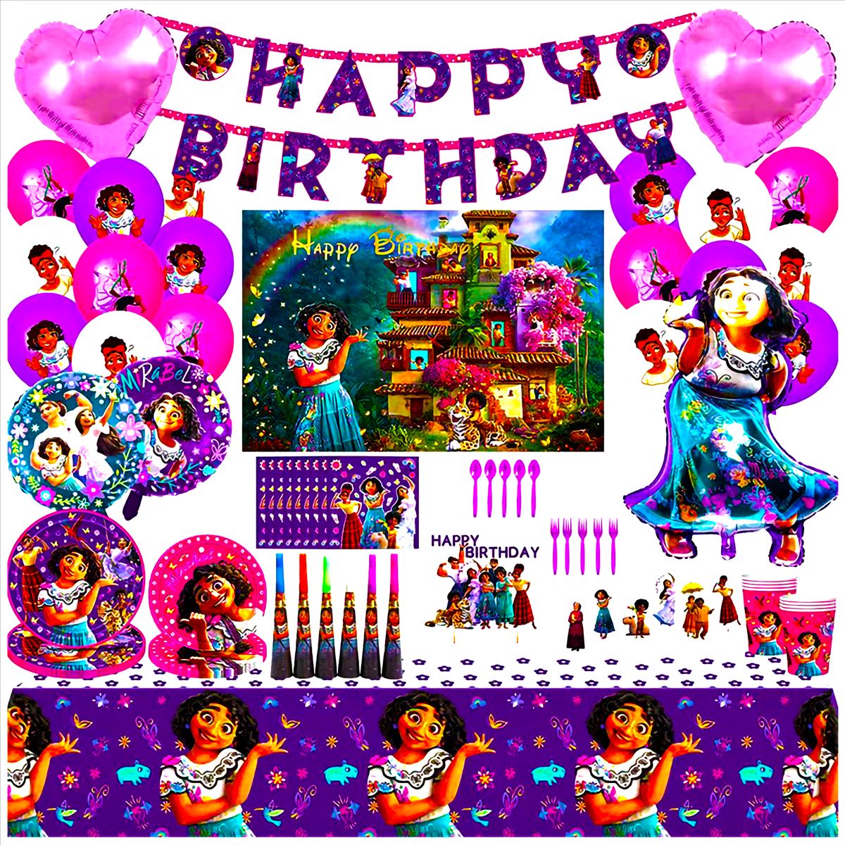 IEmporium 169 Pieces Encanto Birthday Party Supplies Party Decorations Buy Online in