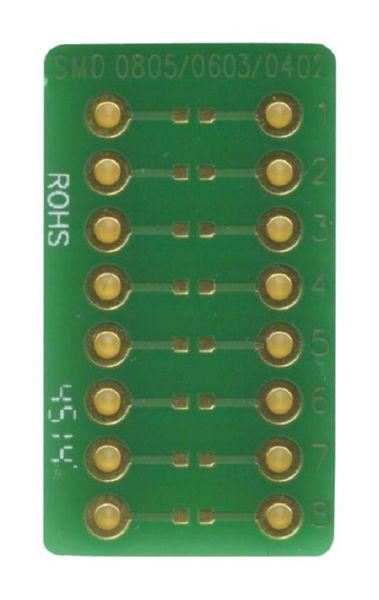 Roth Elektronik (RE905) IC Adapter, Fibreglass, 0805/0603/0402