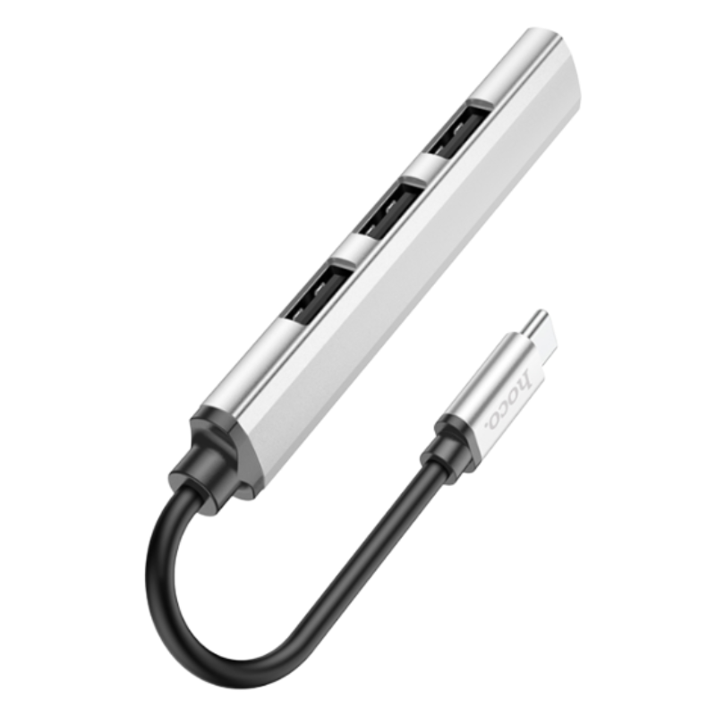 Hoco HB26 TypeC / USBC to USB 3.0+USB 2.0*3 4 In 1 Converter Adapter