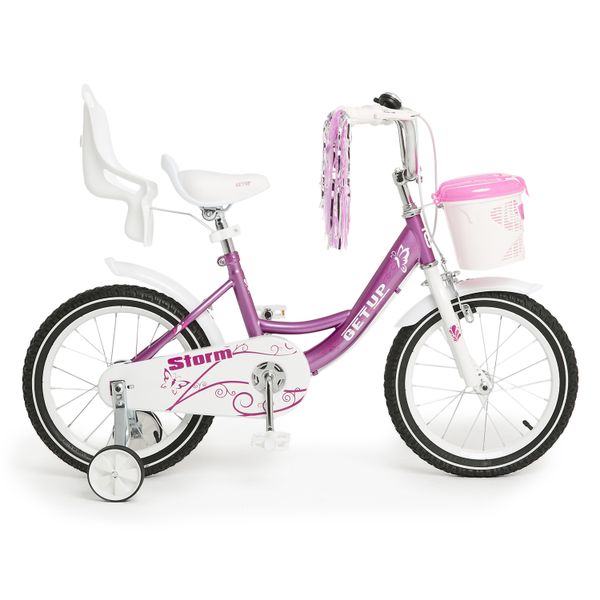 GetUp Storm 16" Bike - Metallic Pink