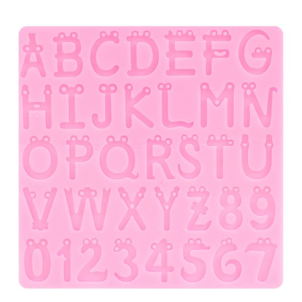 Number Alphabet Fondant Mold