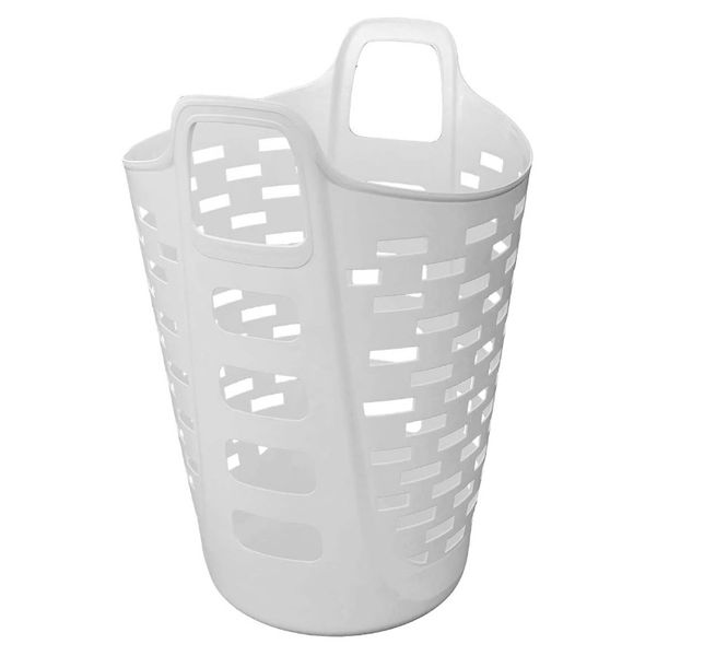 Plastic Storage Laundry Basket with Handles